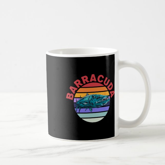 Underbar Byrracuda Cuda Fishing Wildlife Saltwater Kaffemugg (Höger)