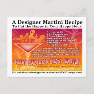 Underbar Caesars Ghost Halloween Martini Recipe Po Vykort