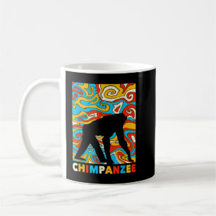 Underbar chimpanzans design - monoklösning kaffemugg