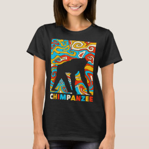 Underbar chimpanzans design - monoklösning t shirt