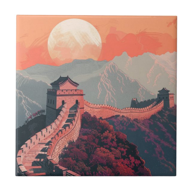Underbar China Kakelplatta (Framsidan)