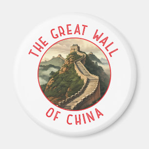 Underbar China Retro-ringcirkel med uppringd Magnet