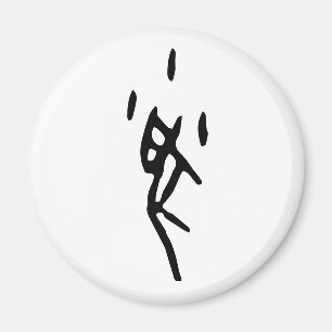 Underbar Chinese Zodiac-Råttan-#001- Magnet