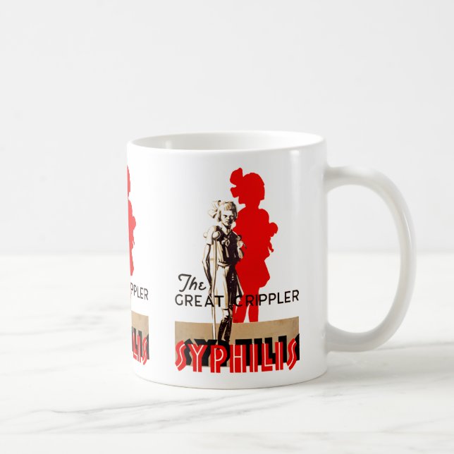 Underbar Crippler ~ Syfililis Kaffemugg (Höger)