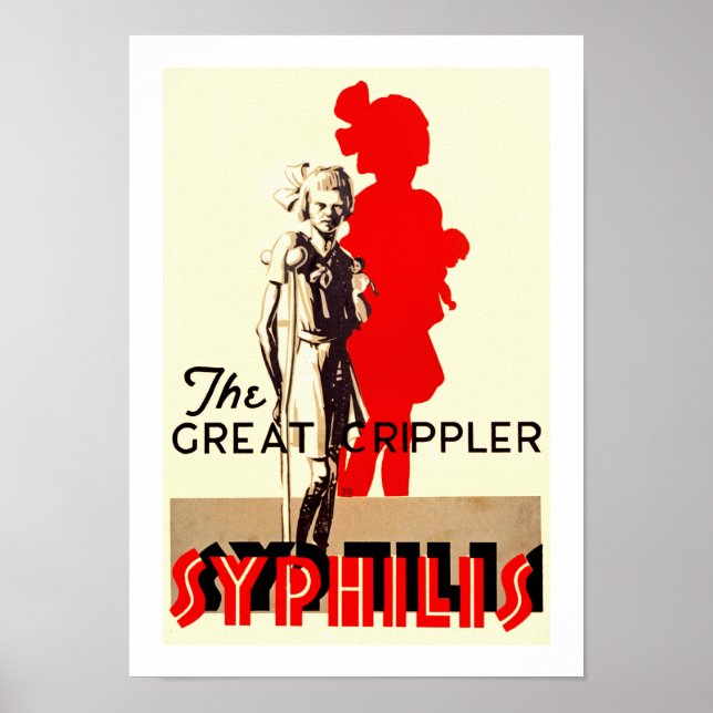 Underbar Crippler ~ Syfililis Poster (Framsidan)