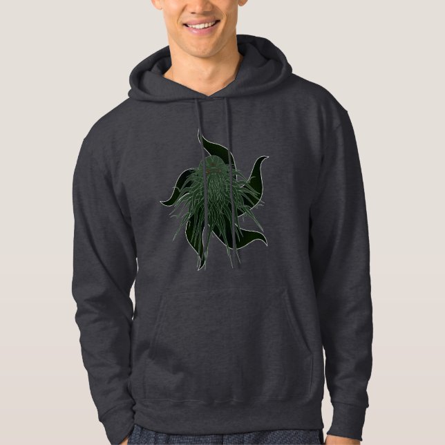 Underbar Cthulhu Hooded tröja Med Luva (Framsida)