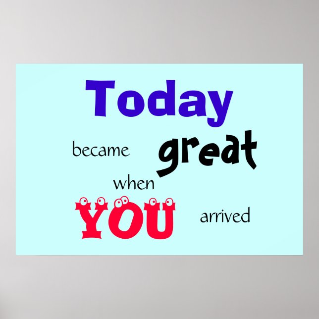 Underbar dag poster (Framsidan)