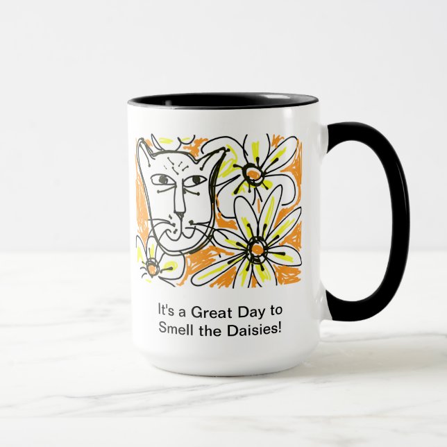 Underbar dag som luktar Daisy-Estheren Nowell Mugg (Höger)