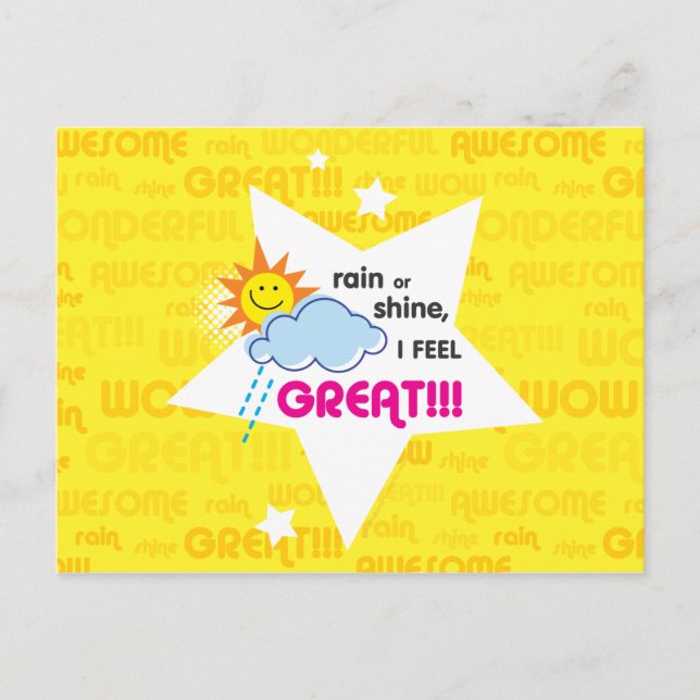 Underbar dag vykort (Framsida)