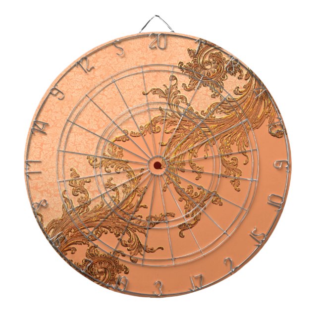 Underbar dekorativ vintage darttavla (Framsidan)