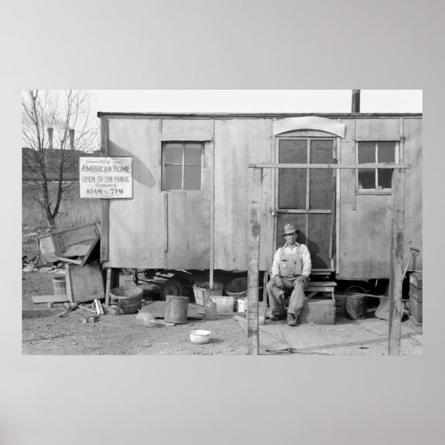 Underbar depression, 1940-talet poster (Framsidan)