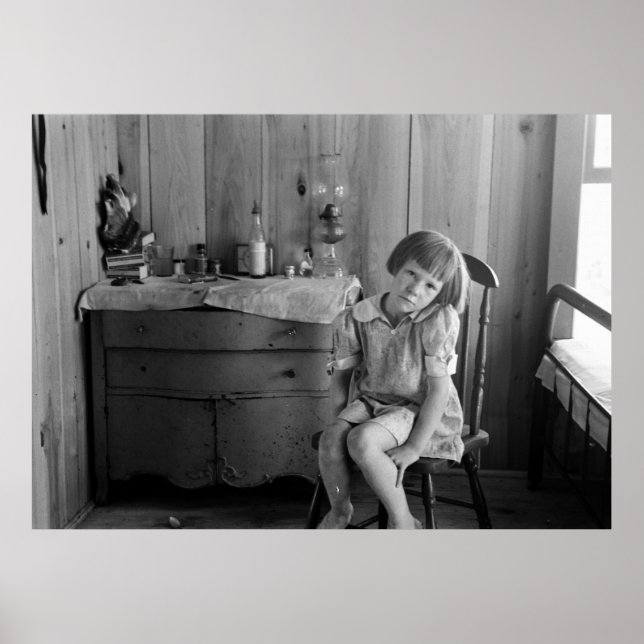 Underbar depression Fattigdom 1938 Poster (Framsidan)