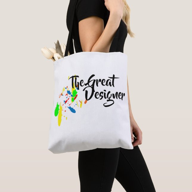 Underbar designer Shoulder Tote Bag Tygkasse (Närbild)
