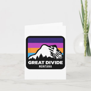 Underbar Divide Montana Skiing Snowboarding Family Kort