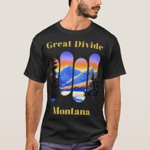Underbar Divide ski Montana T Shirt