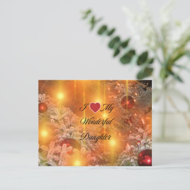 underbar dotter vykort (Stående Fram)