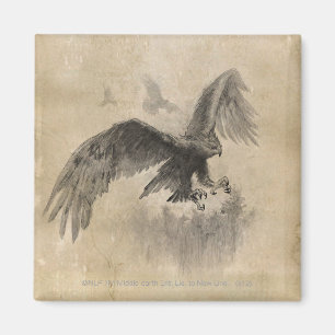 Underbar Eagles-skiss Magnet