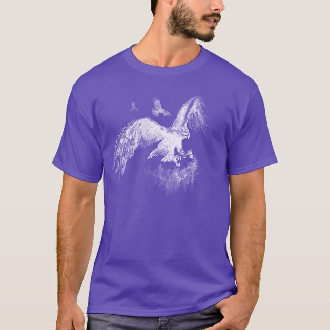 Underbar Eagles-skiss T Shirt (Framsida)