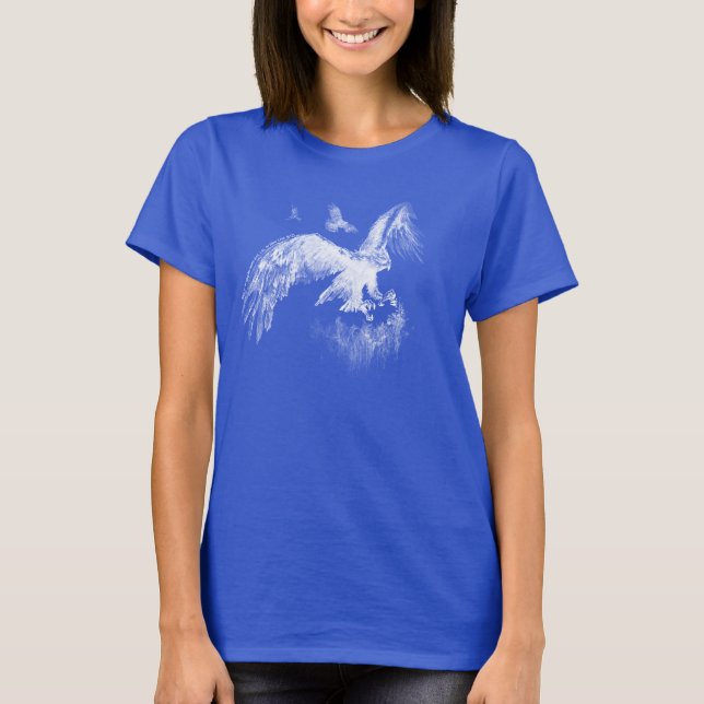 Underbar Eagles-skiss Tee Shirt (Framsida)