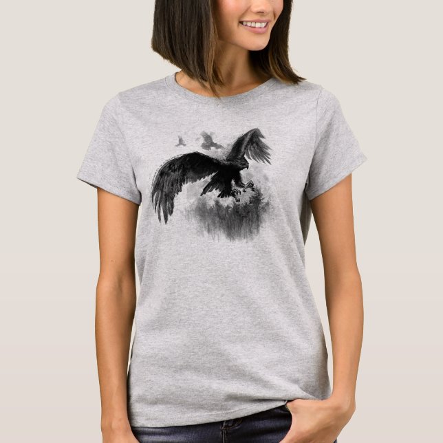 Underbar Eagles-skiss Tee Shirt (Framsida)