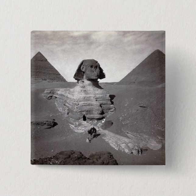 Underbar Egypten för Sphinx & Giza Pyramids Necrop Knapp (Framsida)