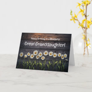 Underbar eller dotterdotter Grattis på födelsedage Kort