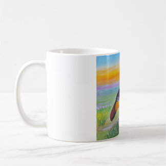Underbar fågel kaffemugg