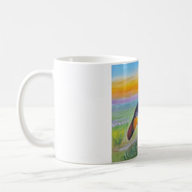 Underbar fågel kaffemugg (Vänster)