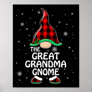 Underbar farmor Gnome Buffalo Play Matching Family Poster