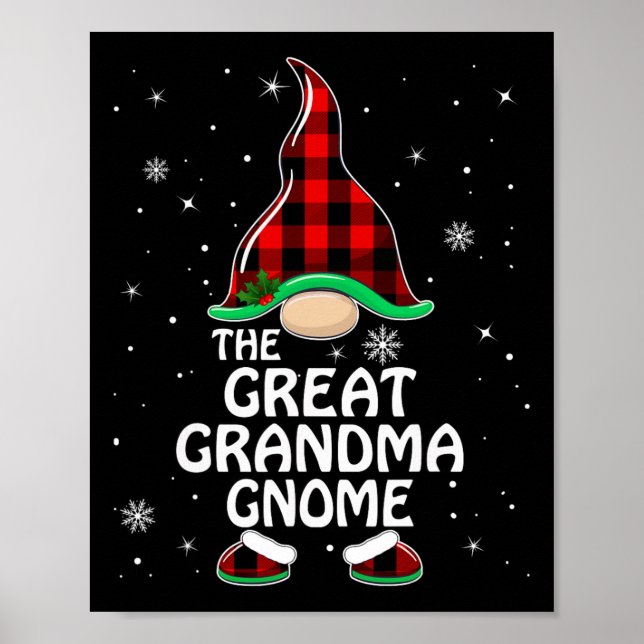 Underbar farmor Gnome Buffalo Play Matching Family Poster (Framsidan)