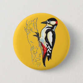 underbar fläckpecker knapp