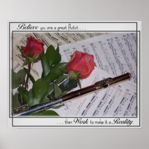 Underbar Flutist Poster