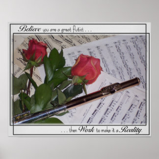Underbar flutist poster
