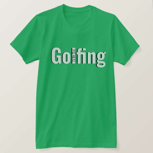 Underbar för golfer t shirt (Design framsida)