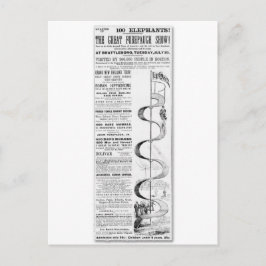 Underbar förhandsvisning av annonsering vykort