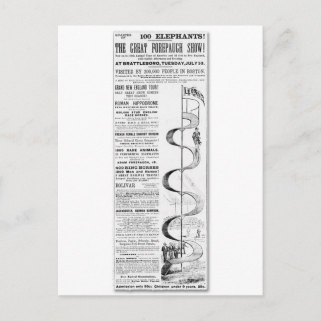 Underbar förhandsvisning av annonsering vykort (Framsida)