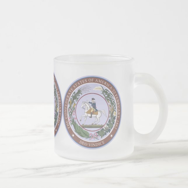 UNDERBAR FÖRSEGLING av KONFED Frosted 10 oz Glass  Frostad Glasmugg (Höger)