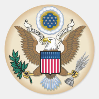 Underbar försegling runt klistermärke