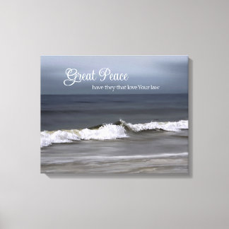 Underbar fred har de i kärlek canvastryck