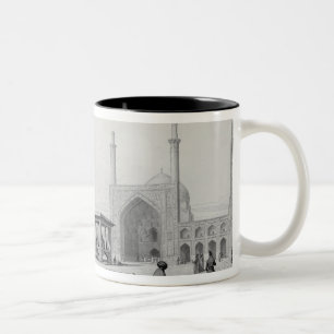 Underbar fredagmoské (Masjid-i Djum-ah) i Isfahan Två-Tonad Mugg