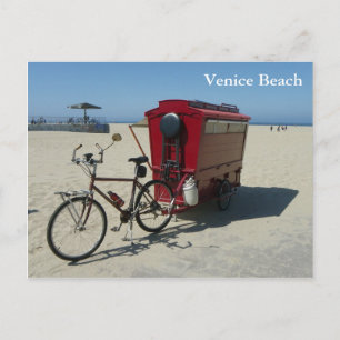 Underbar Funky Venice Beach Postcard! Vykort