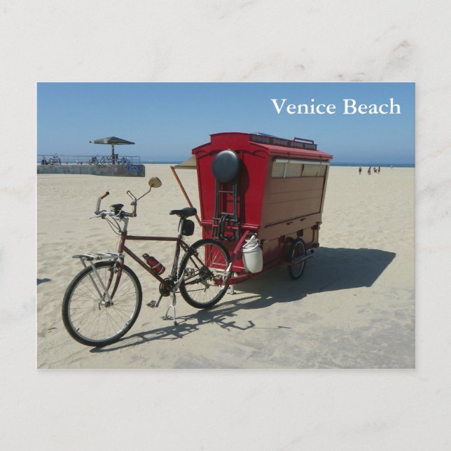 Underbar Funky Venice Beach Postcard! Vykort (Framsida)