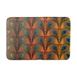 Underbar Gatsby Feathers art deco design Badrumsmatta