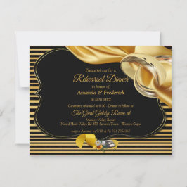 Underbar Gatsby-inspiration Rehearsal Dinner Inbjudningar