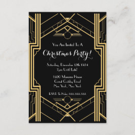 Underbar Gatsby NYC Thome julen Party Inbjudningar