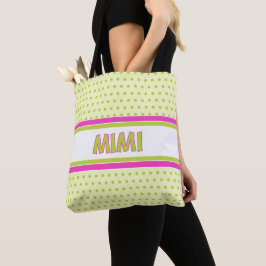 Underbar gåva! Cute Mimi Tote Bag Tygkasse