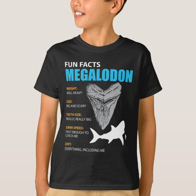 Underbar gåva för Megalodon tshirt för T Shirt (Framsida)