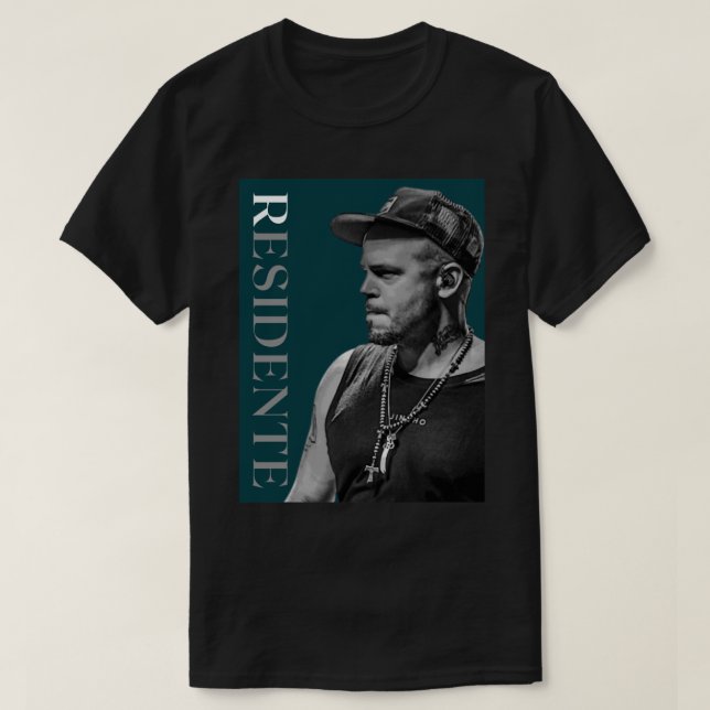 Underbar Gift Residente Rapper Calle 13 Puerto Ric T Shirt (Design framsida)