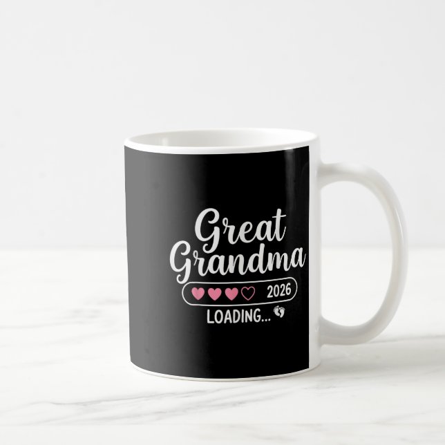 Underbar Grandma 2026-inläsning Kaffemugg (Höger)