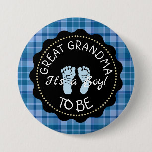 UNDERBAR GRANDMA som ska vara Blue Play Shower-kna Knapp